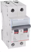 Legrand Jungiklis 2P D 4A 6kA AC S302 TX3 (403733)