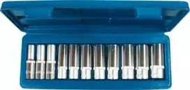 Sukimo galvučių komplektas Condor Werkzeug C1009/38; 3/8''; 8-19 mm; 11 vnt.