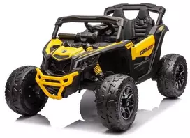 Baby Mix Buggy Hornet 12V 4,5Ah geltonas elektromobilis