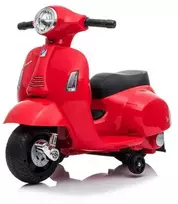 Baby Mix Vespa - jeździk na akumulator vaikams, motocykl | Raudona