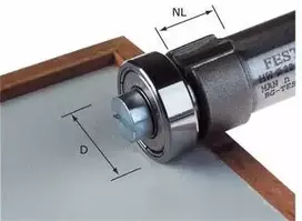 Sulyginimo freza Festool; Ø22 mm; su guoliu