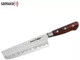 Samura Kaiju Kitchen peilis Nakiri 167mm from AUS 8 hammered Japanese steel 58 HRC