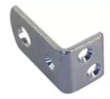IPA Spynos lakštinis metalas, kampas 30x52 mm, galvanizuotas, mėlynai juodas