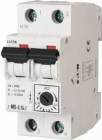 „Eaton“ variklio jungiklis 2P 0,1–0,16A Z-MS-0,16/2 (248389)