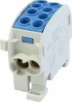 Simet 1 potencialo perjungiamas paskirstymo blokas 125A 2x4-35mm2, 2x2,5-25mm2 mėlynas SCB 35-Cu 81504003
