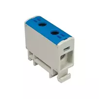 Elektro Plast 48.516 1 polių paskirstymo-šakos blokas AL/CU 2.5-16mm2 mėlyna plokščias montavimas ir TH bėgelis WLZ35P/16/n 48.516