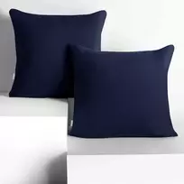 Pagalvės užvalkalas 50x50 cm tamsiai mėlynas 2 vnt.
