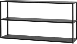 Customform Gėlių vazonas, Palmus, 100x35 cm, Juoda