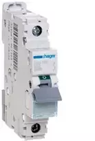 Hager Polo NDN132 Grandinės pertraukiklis 1P D 32A 10kA AC NDN132
