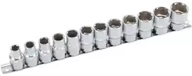 Sukimo galvučių komplektas Condor Werkzeug C27100; 1/2''; 10-22 mm; 12 vnt.