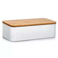 Bamboo Zeller duonos dėžė, aukštos kokybės metalas ir bambukas