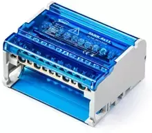 Simet 85143002 Keturių polių modulinis paskirstymo blokas 4x (7x6mm2 2x25mm2 2x35mm2), skirtas TS35 ShNK bėgiui 4x11 85143002