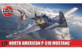 Airfix P-51D Mustang 1/72 surenkamas plastikinis lėktuvo modelis