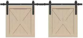 stumdomų spintelių durų komplektas 122 cm anglinis plienas