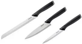 Peilių rinkinys Tefal, 3 vnt (UTILITY 12CM, CHEF 15CM, BREAD 20CM)