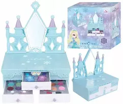 „ProNice XXL“ NAGŲ KOSMETIKOS DĖŽUTĖ MAKIAŽAS MAKIAŽAS RINKINYS PRINCESS CASTLE