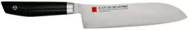 KASUMI Kaltinis japoniškas Santoku peilis, ilgis 18 cm VG-10 PRO