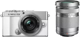 Olympus PEN E-P7 + ED 14-42mm EZ PANCAKE + ED 40-150mm F4-5.6 R (Baltas)