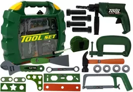 Lean Toys Vaikiškų įrankių rinkinys lagamine DIY