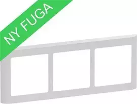LAURITZ KNUDSEN FUGA SOFT dizaino rėmas 3 modulių horizontalus, šviesiai pilkas