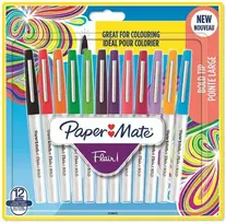 Tušinukų rinkinys piešimui PaperMate Flair Bold 12 (1,2mm) - 2138474