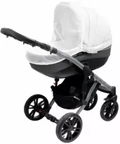 Tinklelis nuo uodų vežimėliui New Baby Basic baltas