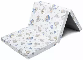 Sulankstomas čiužinys lovelei New Baby STANDARD 120x60x5 cm koala mėlynas