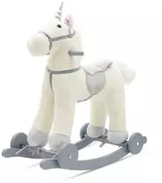 Supamasis žaislas su melodija ir ratukais Unicorn Baby Mix baltas