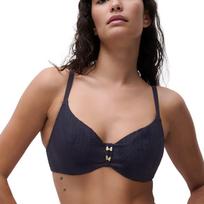 Chantelle Minuit maudymosi kostiumėlio liemenėlė Black pearl