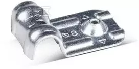 Rawlplug KABELIŲ LAIKIKLIS PLIENAS, CINKOTAS, DVIGUBAS 8 MM