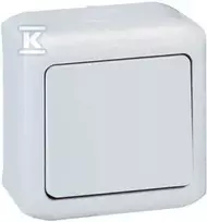 1 klavišo virštinkinis jungiklis Forix Legrand 782380 (pilkas)