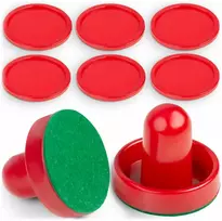 Apsauginiai atmušėjai ir diskai Air Hockey Neo-Sport stalo žaidimui