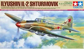 Tamiya Iljušinas IL-2 Šturmovikas 1/48 surenkamas lėktuvo modelis (61113)
