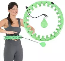 HHW01 HULA HOP Žalias SU dygliukais IR HMS SVORIU