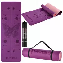 Violetinis TPE jogos kilimėlis YM10 HMS