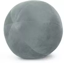 Dekoratyvinė kamuoliuko formos pagalvė Eurofirany GAJA/4, ∅ 24 cm, spalva: melsva