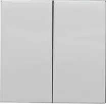 Kos Elektro System 660480 KOS66 Dvigubas raktas 2vnt.. 22.5x45 balta 660480
