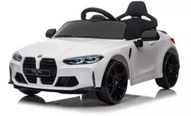 Vaikiškas elektromobilis MUKUTISRIDES BMW M4 (baltas, vienvietis)