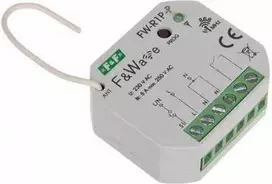 Kontakt Simon F&F radijo vienos bistabilios relės P/T montavimas 85-265V AC/DC daugiafunkcis (FW-R1P-P)