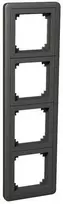 SCHNEIDER ELECTRIC EXXACT COMBI 4-GANG FRAME ANTHRACITE