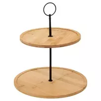 Secret de Gourmet babmukinis dviejų pakopų serviravimo padėklas, aukštis 30 cm