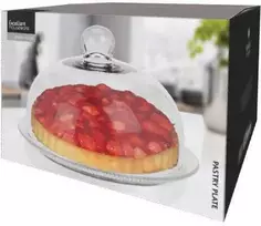 Mondex Stiklinis torto stovas su gaubtu, Ø 30 x 17 cm