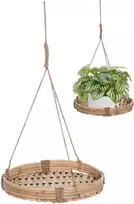 Home Styling Collection Pakabinamas stovas gėlėms bambukinis 25 cm