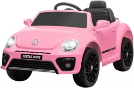 AIYAPLAY vaikiškas elektrinis automobilis 12V vaikiškas automobilis su 2.4G nuotolinio valdymo pulteliu, muzika, garso signalas, elektrinis automobilis su LED žibintais, USB/MP3 jungtis, 3-5 km/h, 3-5 metų vaikams, rožinis
