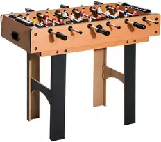 HOMCOM 4-in-1 universalus žaidimų stalas, daugiafunkcis stalas su stalo futbolu, oro rituliu, stalo tenisu, biliardu, 87x43x73 cm | Aosom
