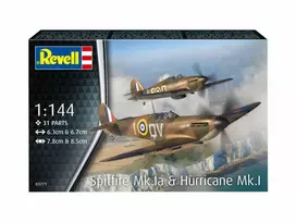 Revell 1/144 Supermarine Spitfire Mk.Ia & Hurricane Mk.I plastikinis rinkinys