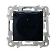 Ospel GPH-1ZZ/m/33/d SZAFIR Lizdas, atsparus purslams, su įžeminimu, IP-44, permatomas dangtelis, juodos spalvos, metalinis GPH-1ZZ/m/33/d