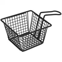 Mondex Metalinis užkandžių krepšelis su rankena - 22x13x9 cm - Frietmand