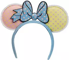 Loungefly Disney Minnie Mouse Pastel Polka Dot ear headband