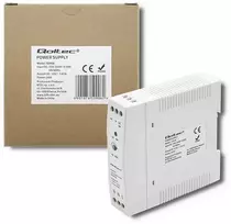 Qoltec DIN bėgelio maitinimo šaltinis 20W 12V 1.67A baltas plonas
